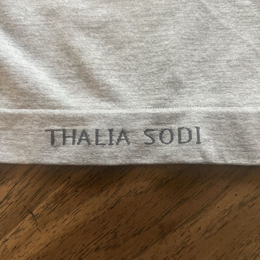 Thalia Sodi Grey compression shape-wear Shorts, Size Large